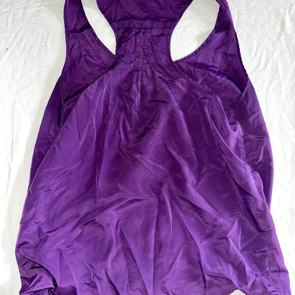 APT.9 Purple Racerback Sleeveless Blouse Tank Top Pleated Back Women’s XL-A349 - Picture 2 of 5